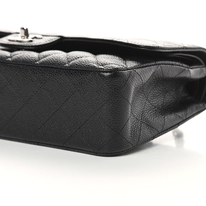 Chanel Caviar Quilted Medium Double Flap Black 11 of 12