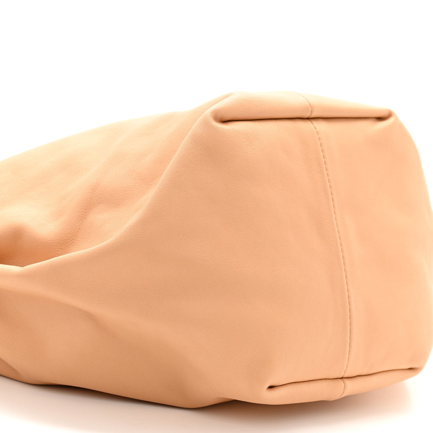 Calfskin Teen Double Knot Hobo Almond