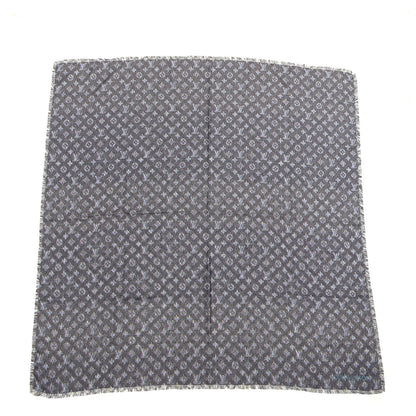 Louis Vuitton Wool Silk Monogram LV Pop Shawl Blue 1 of 4