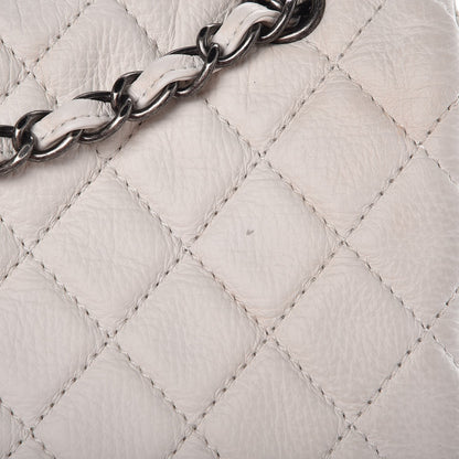 Chanel Calfskin Quilted XXL Travel Flap Bag White 12 of 12