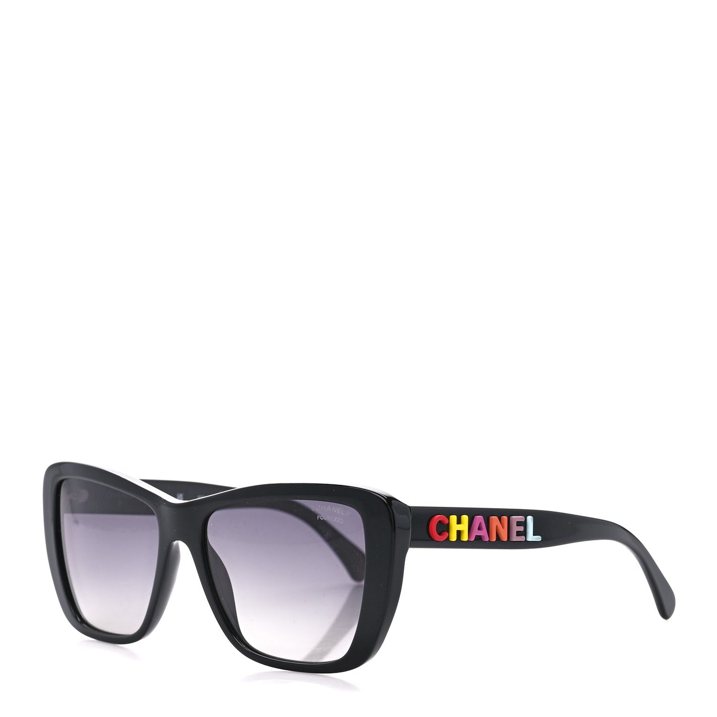 Acetate Polarized Butterfly Sunglasses 71548A Black