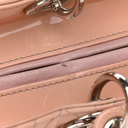 Christian Dior Patent Cannage Large Lady Dior Light Pink 13 of 14