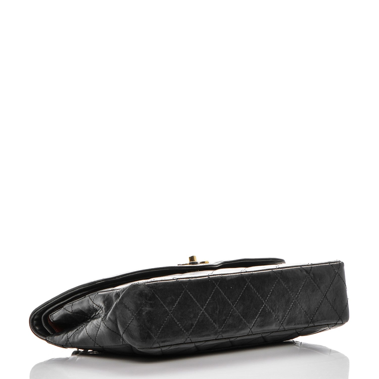 Chanel Lambskin Quilted Medium Double Flap Black 5 of 9
