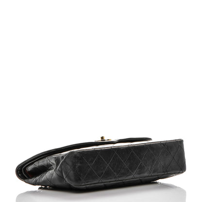 Chanel Lambskin Quilted Medium Double Flap Black 5 of 9