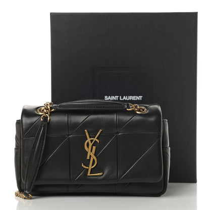 Saint Laurent Lambskin Patchwork Monogram Small Jamie Black 13 of 13