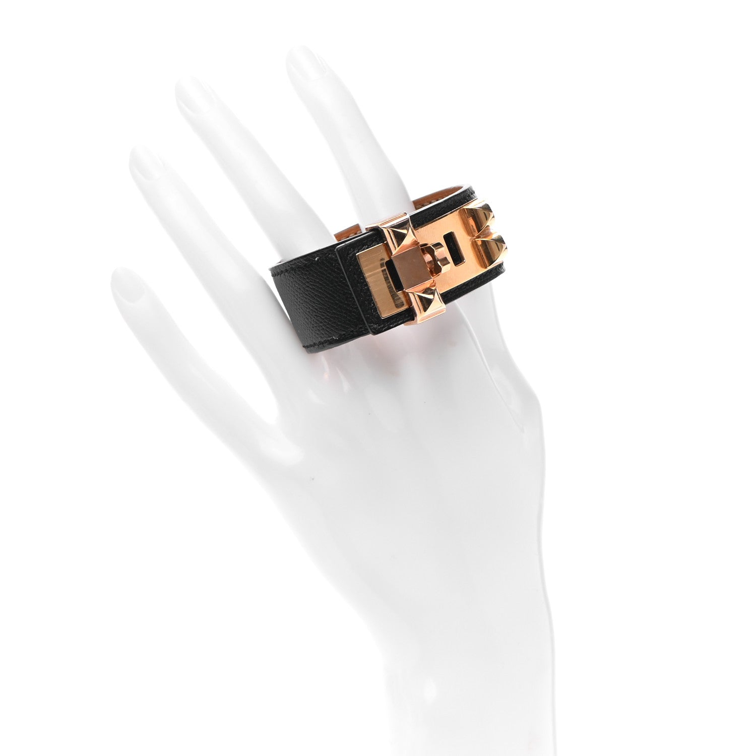 Hermes Epsom Collier de Chien CDC 24 Bracelet T2 Black 2 of 7
