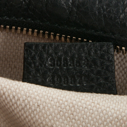Gucci Pebbled Calfskin Small Soho Disco Bag Black 7 of 7
