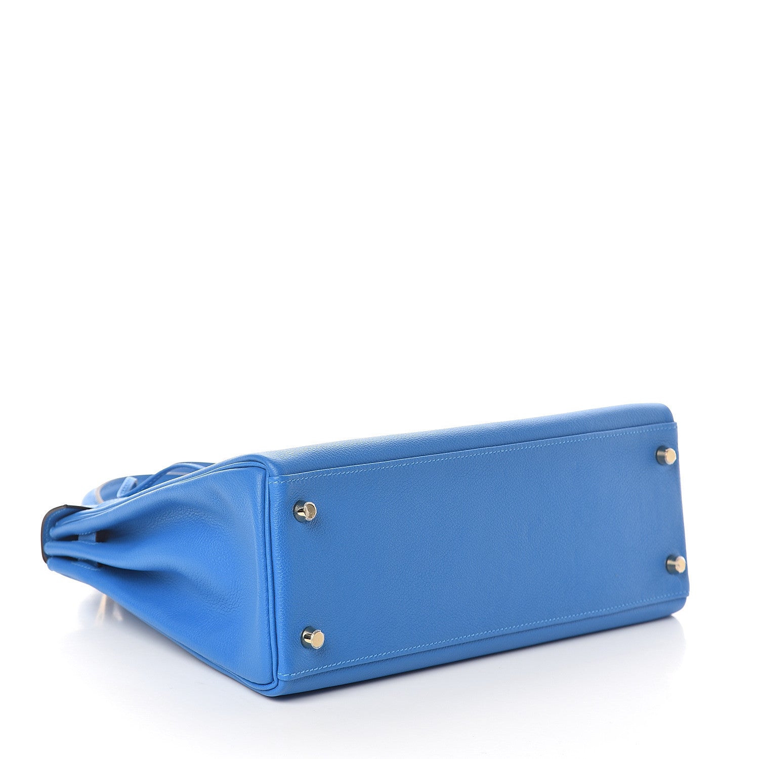 Hermes Evercolor Kelly Retourne 32 Bleu Hydra 3 of 7