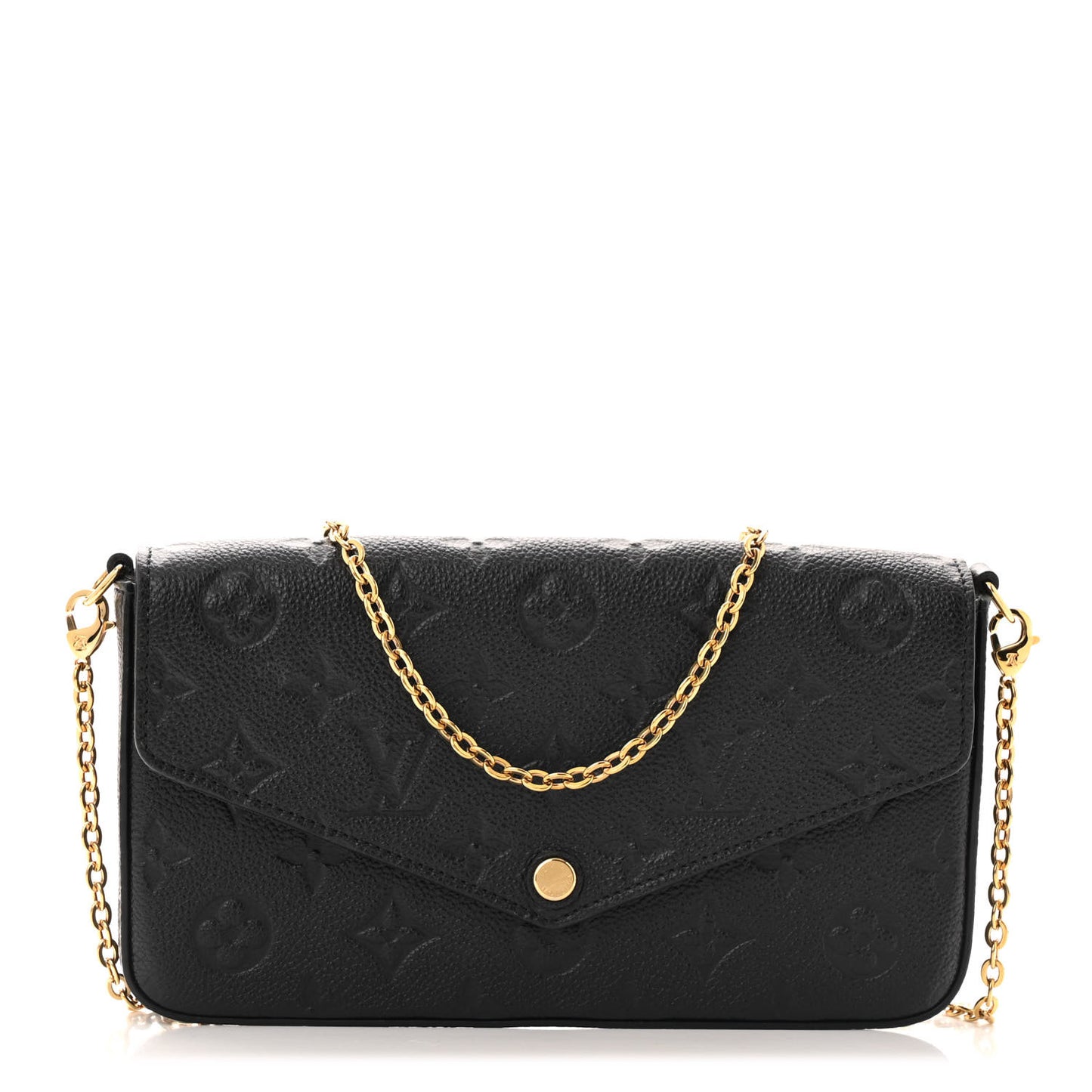 Empreinte Pochette Felicie Chain Wallet Black