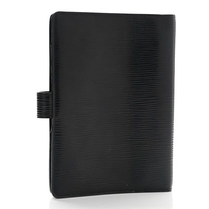 Louis Vuitton Epi Medium Ring Agenda Cover Black 3 of 9