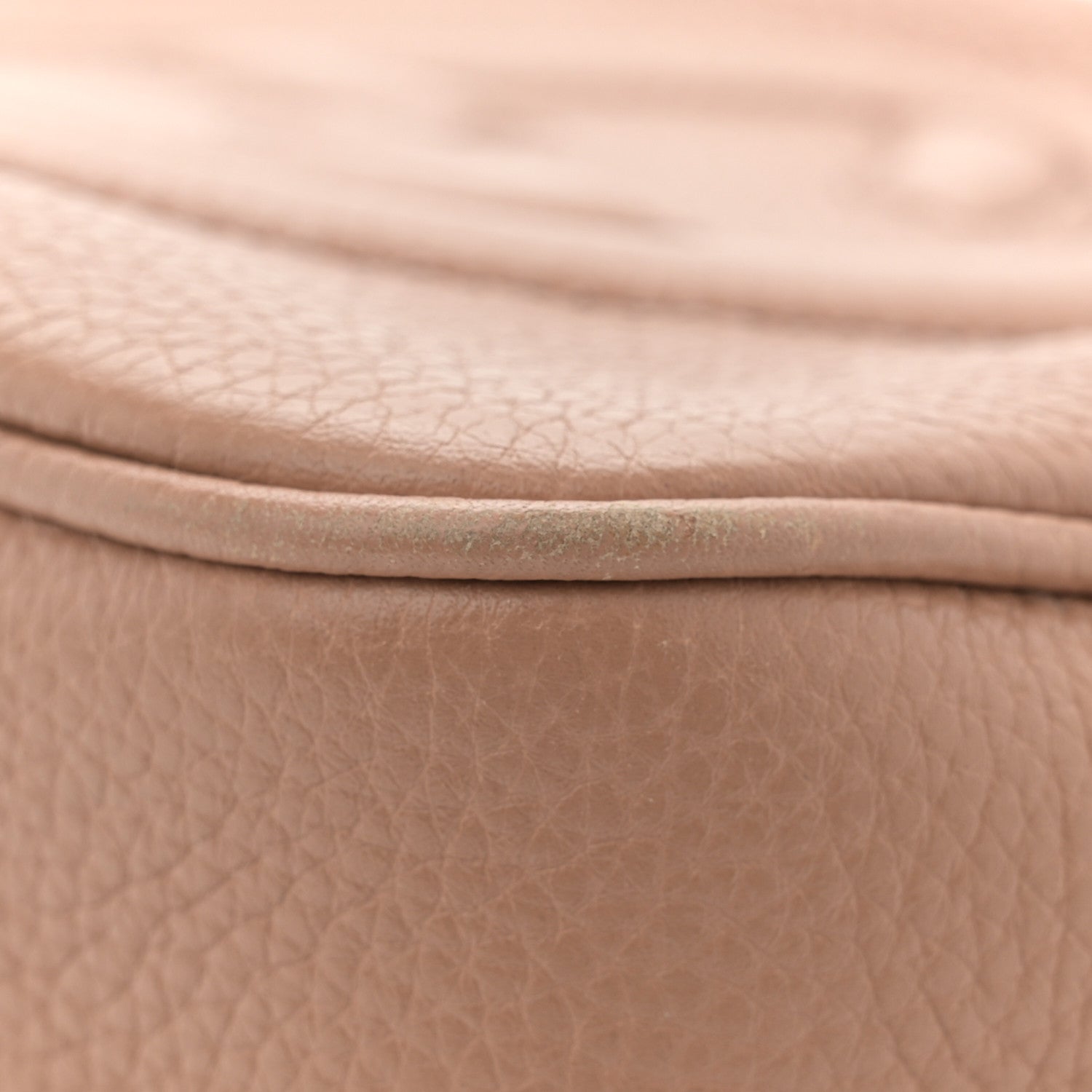 Gucci Pebbled Calfskin Small Soho Disco Bag Camelia 12 of 13