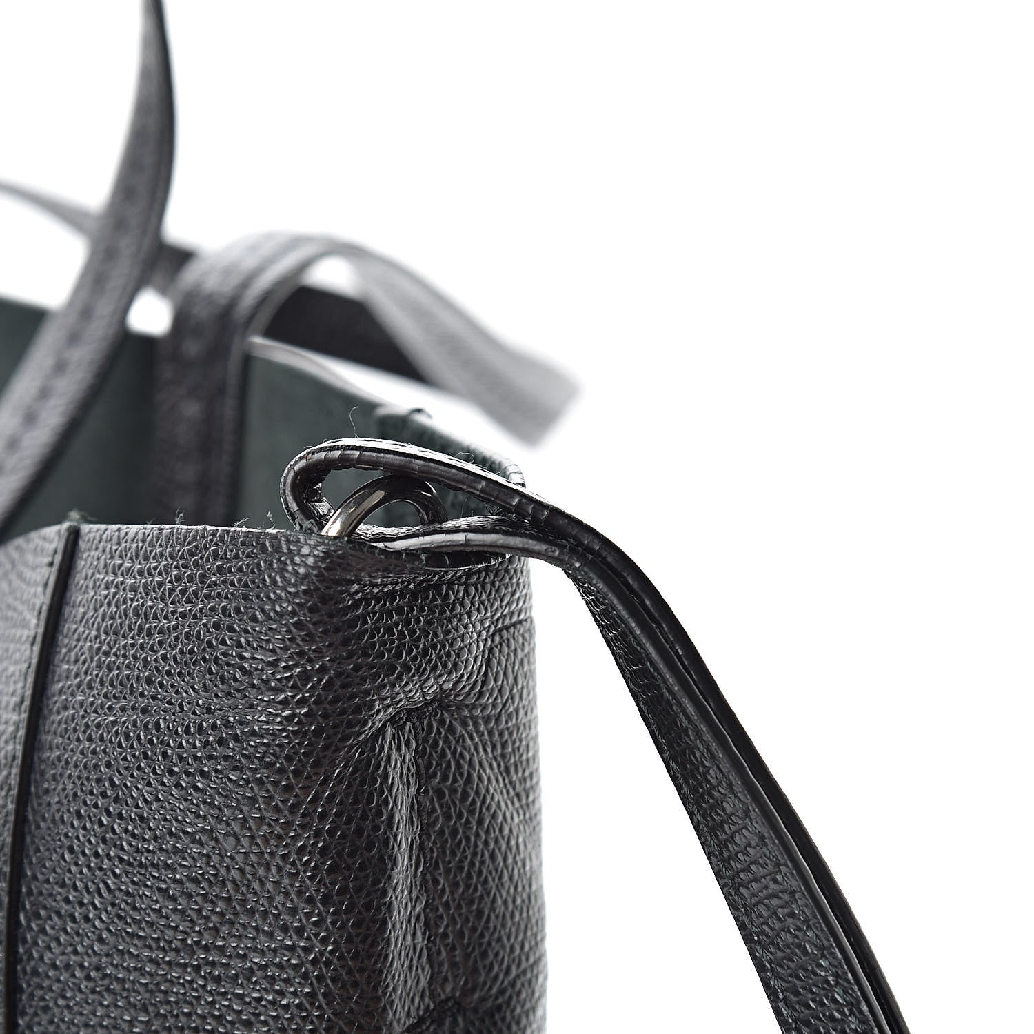 Celine Grained Calfskin Small Vertical Cabas Black 18 of 19
