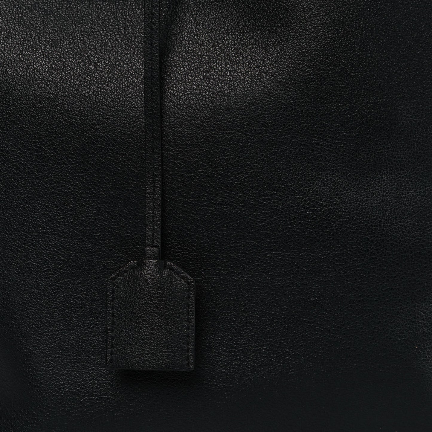 Calfskin Large Shopping Tote Black