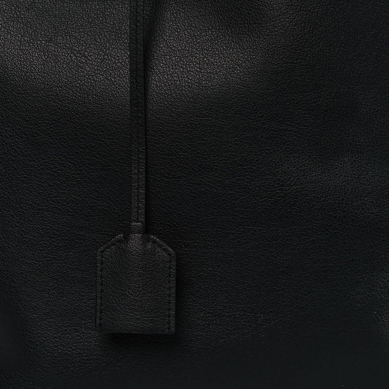 Saint Laurent Calfskin Large Shopping Tote Black 9 of 16