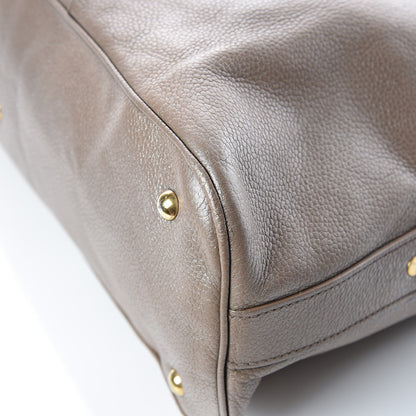 Saint Laurent Calfskin Oversized Muse Pewter 14 of 18