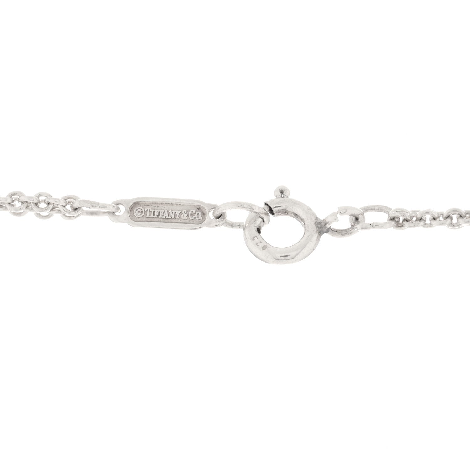 Tiffany Sterling Silver Infinity Pendant Necklace 3 of 3