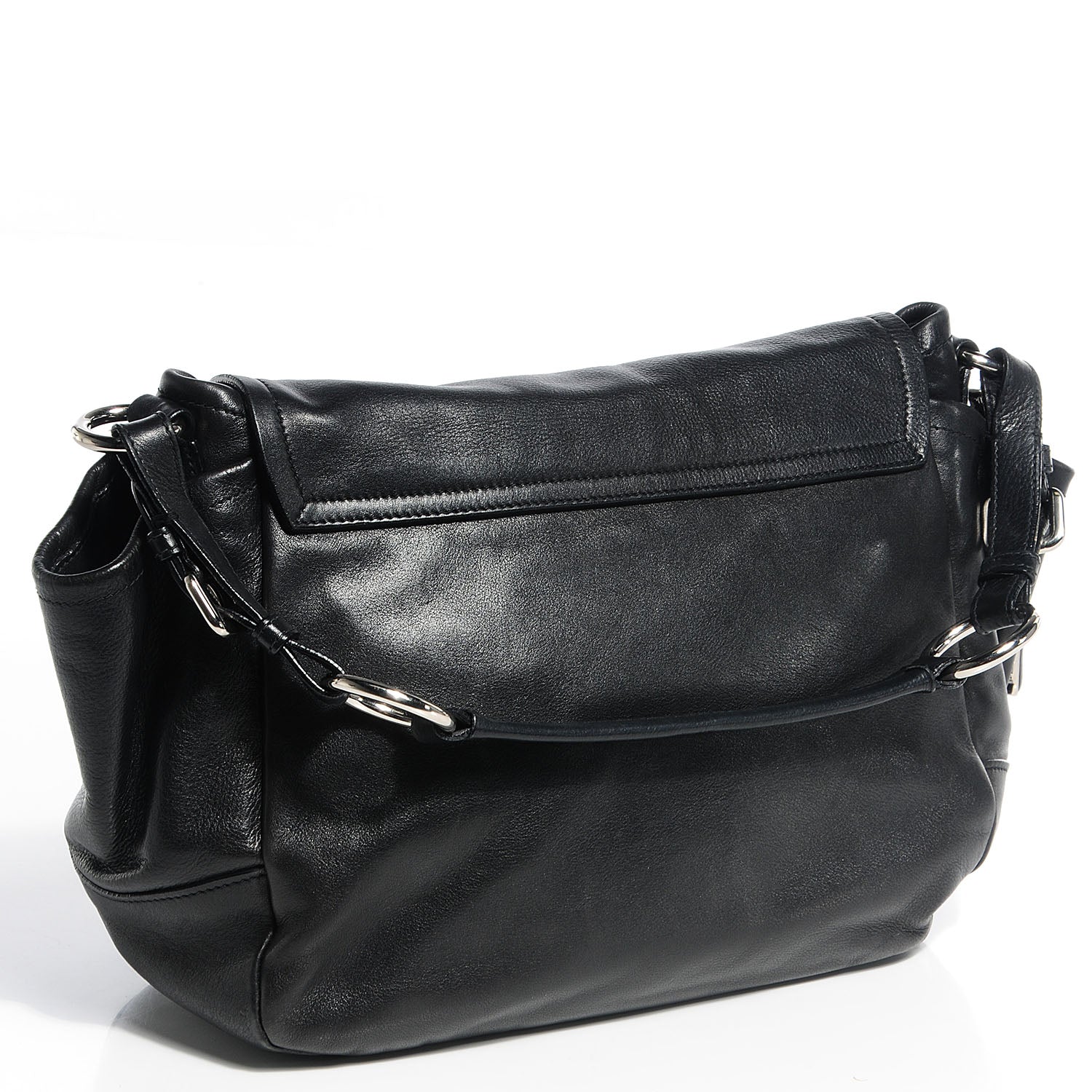 Prada Soft Calf Shoulder Bag Nero Black 3 of 10