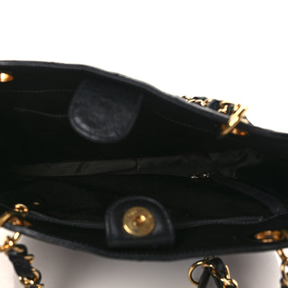 Chanel Caviar Quilted Petit Shopping Tote PST Black 5 of 9