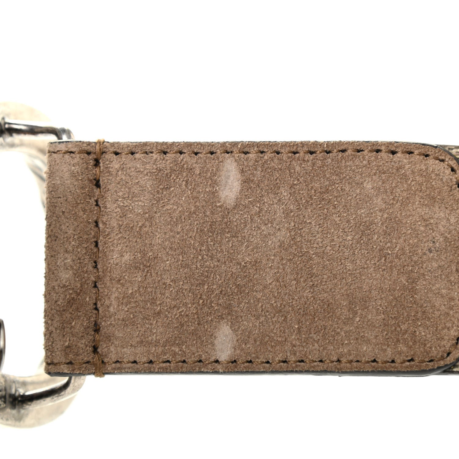 Gucci GG Supreme Monogram Suede Dionysus 40mm Belt 65 26 Beige Taupe 5 of 6