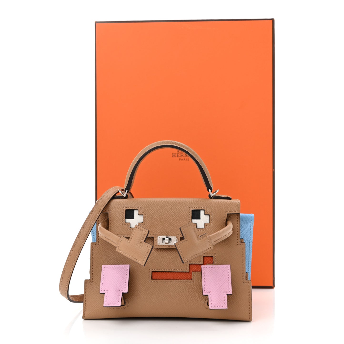 Epsom Swift Quelle Idole Picto Kelly Doll Handbag Chai Mauve Sylvestre Bleu Celeste Terre Battue