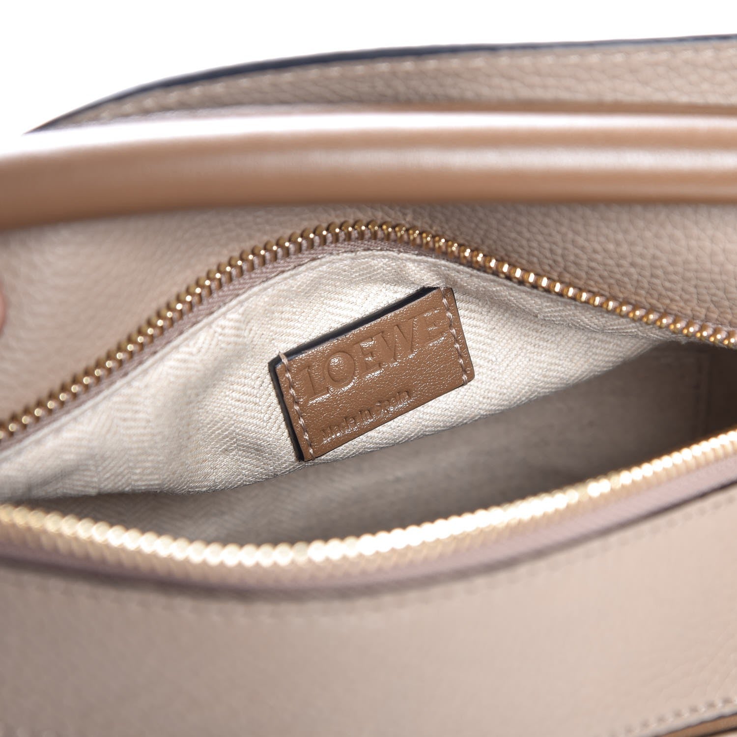 Loewe Grained Calfskin Small Puzzle Bag Sand Mink 6 of 7