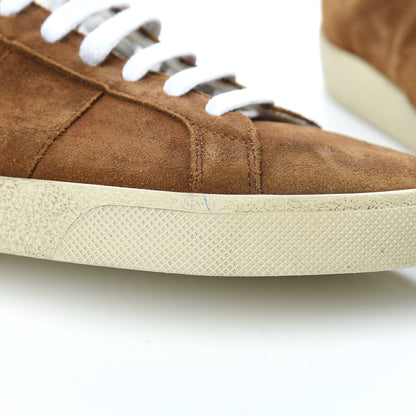 Saint Laurent Suede Mens Soho Court Classic Sneakers 39 Brown 11 of 11