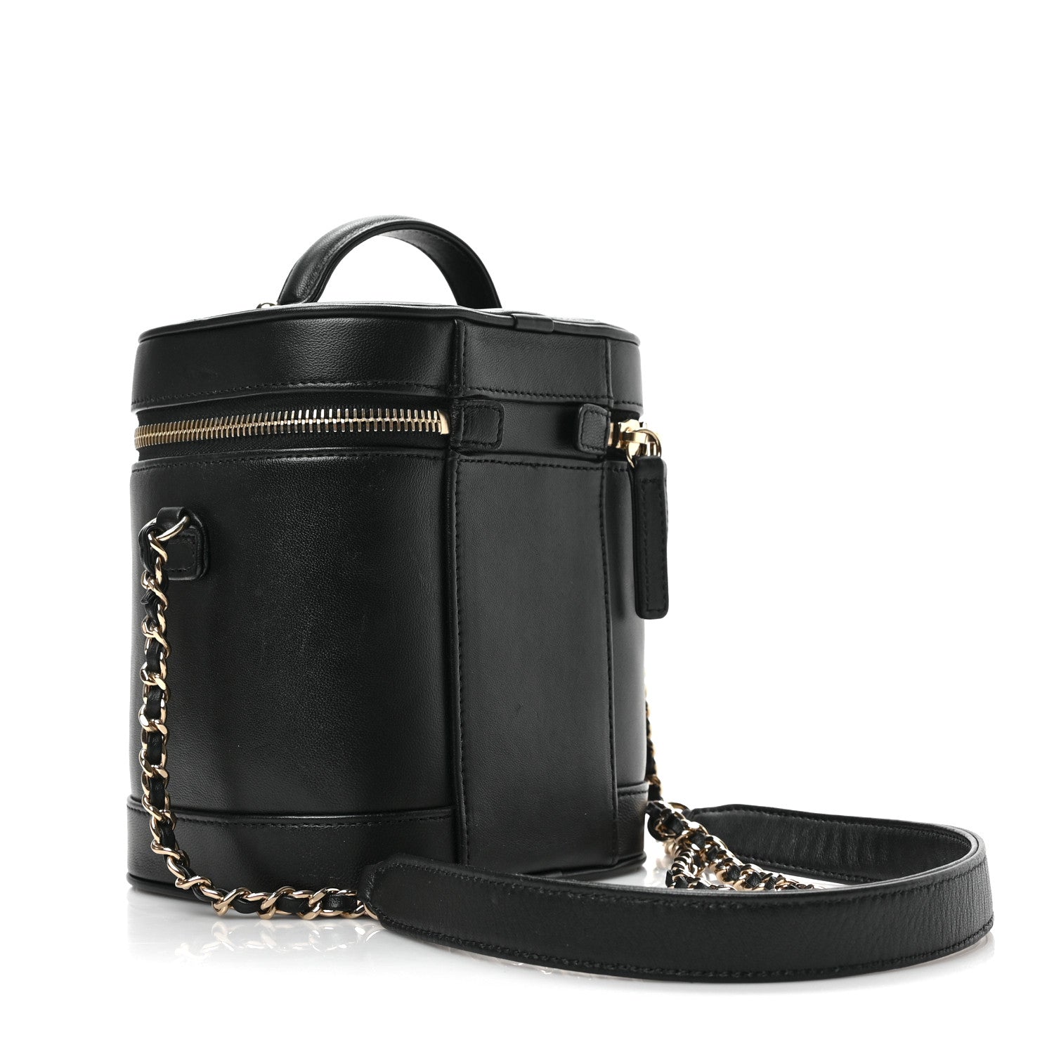 Chanel Lambskin Timeless Vanity Cosmetic Case Black 3 of 9