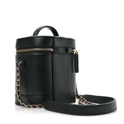 Chanel Lambskin Timeless Vanity Cosmetic Case Black 3 of 9