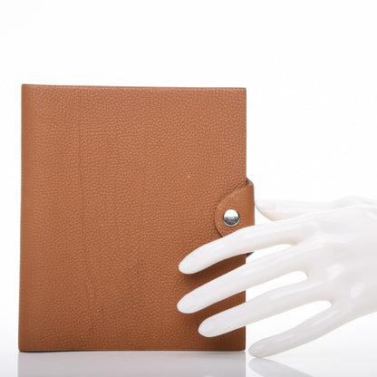 Hermes Togo Ulysse PM Agenda Cover Gold 2 of 9