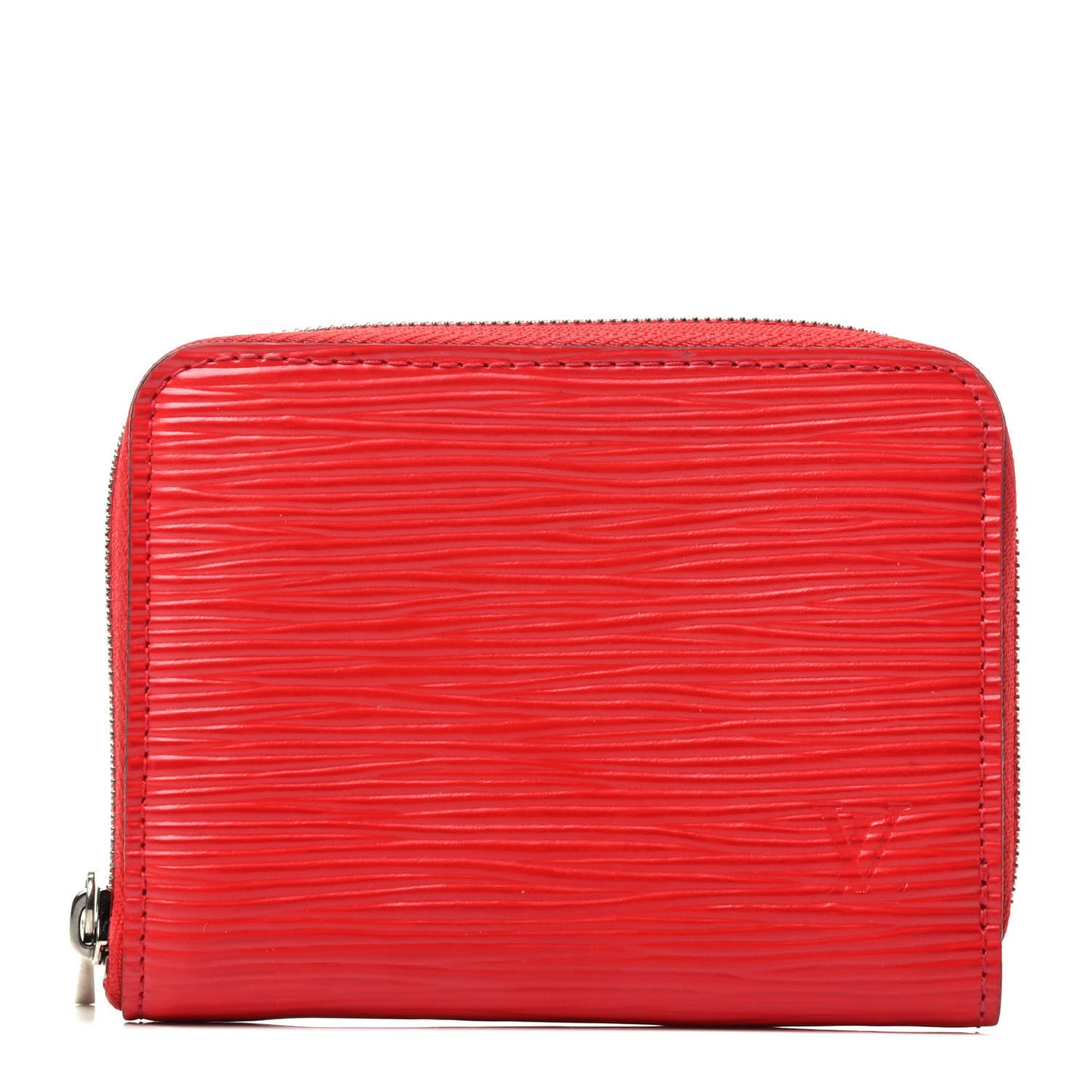 Epi Zippy Coin Purse Coquelicot