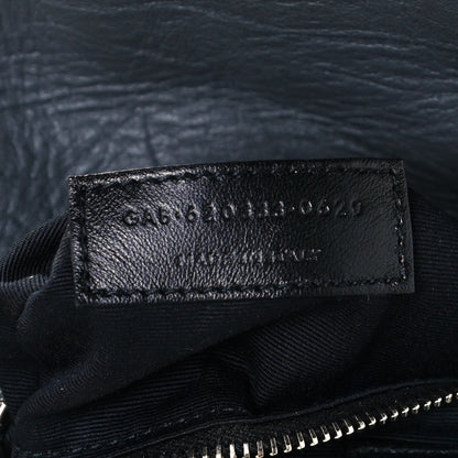 Saint Laurent Lambskin Quilted Toy Loulou Puffer Monogram Chain Satchel Storm 8 of 12