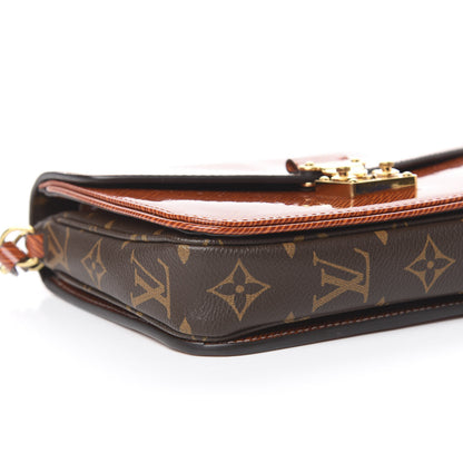 Louis Vuitton Shiny Epi Monogram Pochette Metis Mini Brown 7 of 9