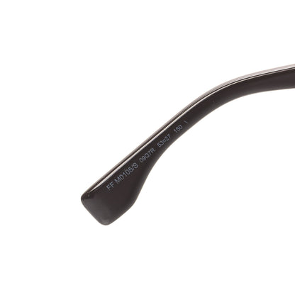 Fendi Acetate FF Aviator Sunglasses FF M0105/S Black Blue 6 of 6