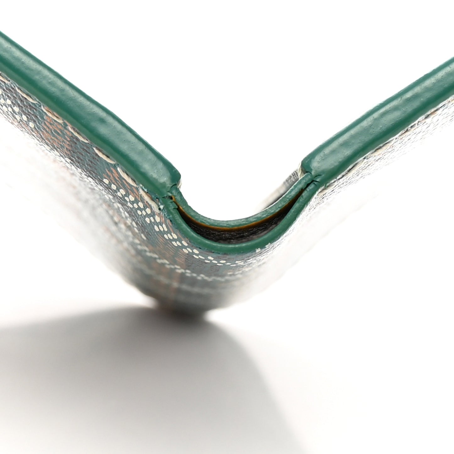 Goyardine Saint Pierre Card Holder Green