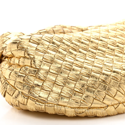 Bottega Veneta Metallic Nappa Intrecciato Mini Jodie Gold 9 of 10