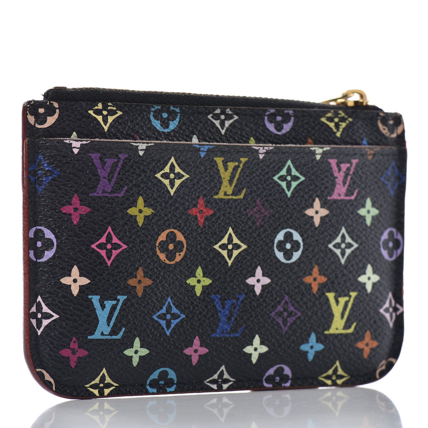 Monogram Multicolor Key Pouch Black Grenade