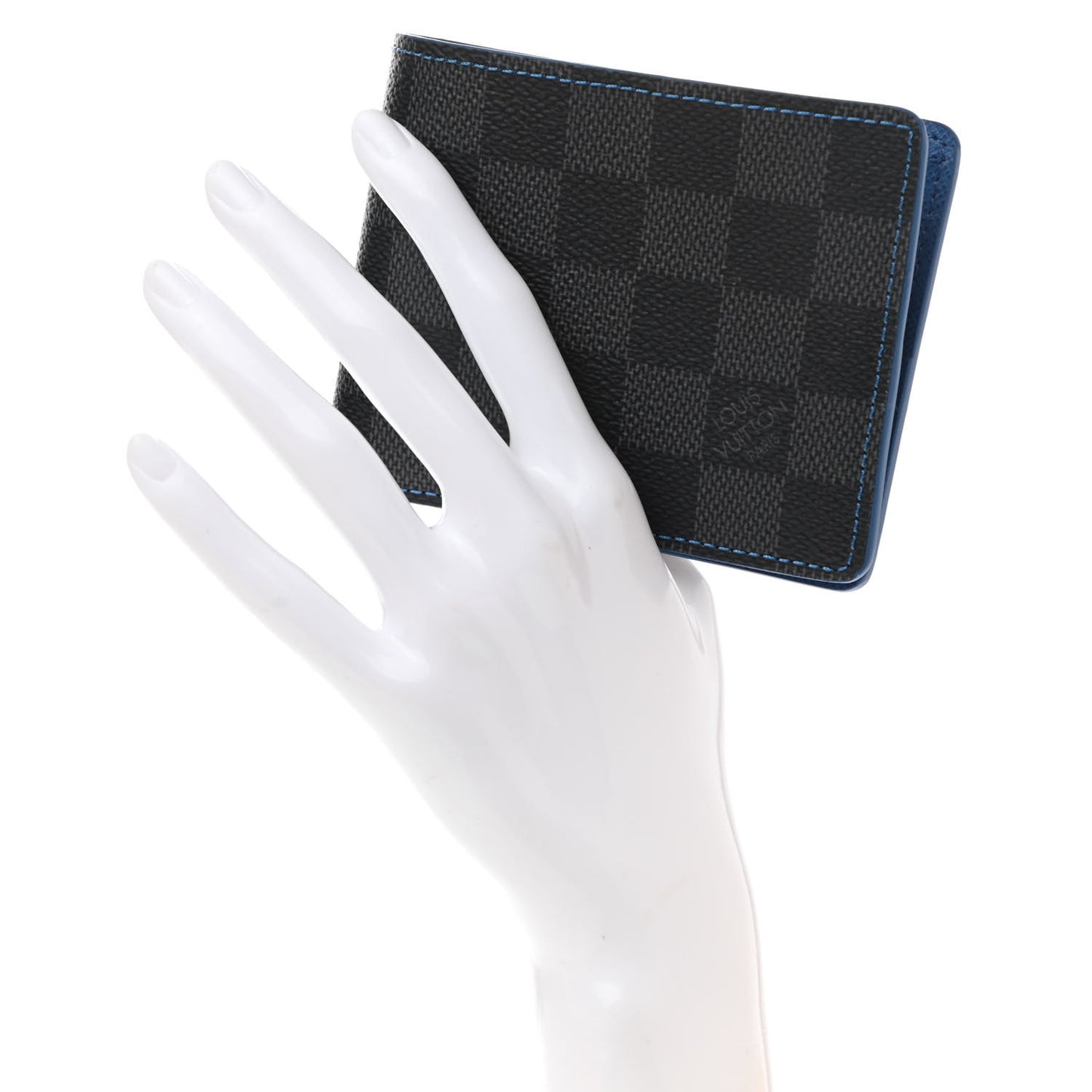 Damier Graphite Slender Wallet Blue