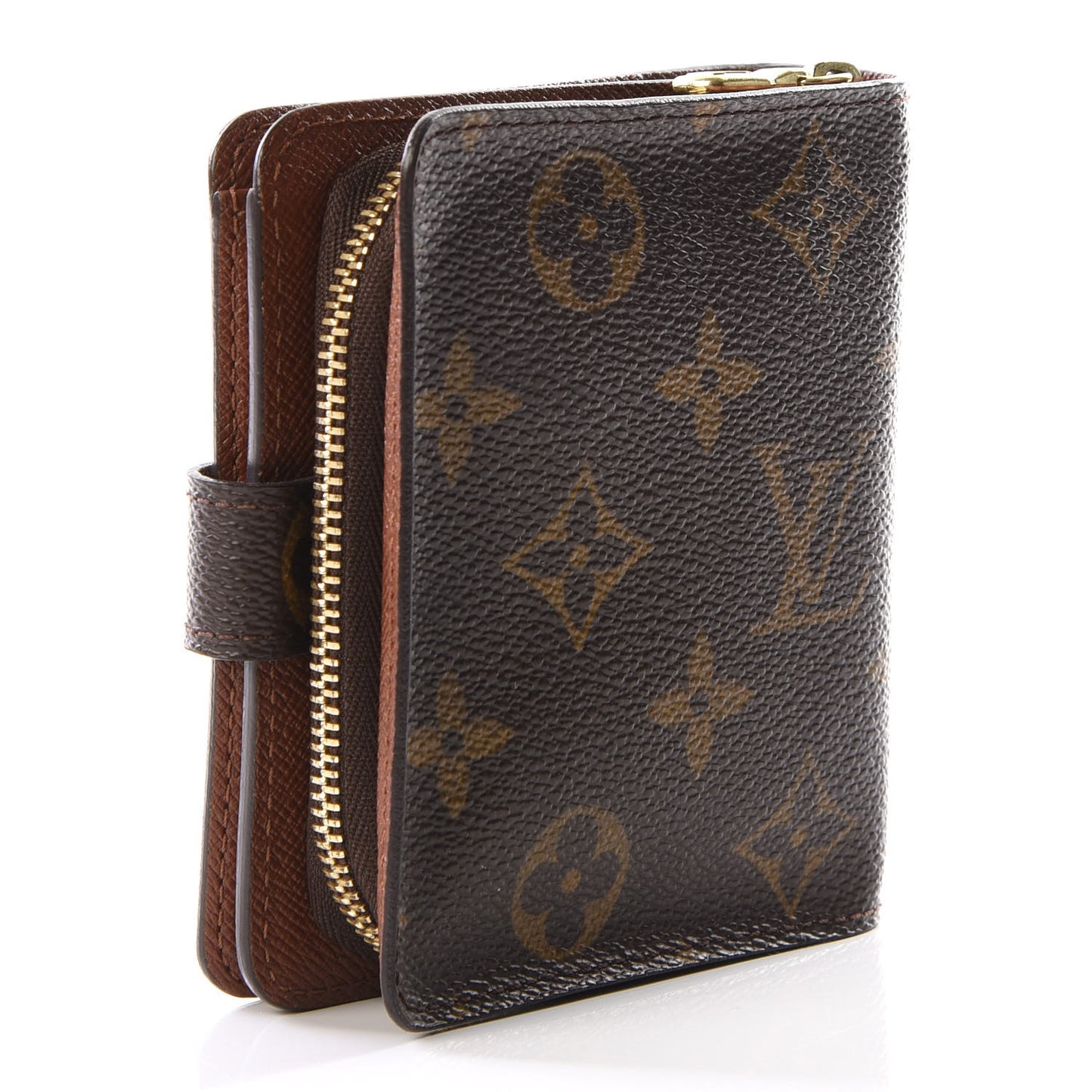 Monogram Compact Zippe Zipped Wallet