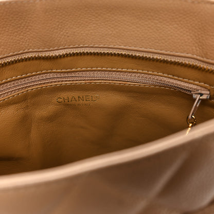 Chanel Caviar Quilted Medallion Tote Beige 6 of 13