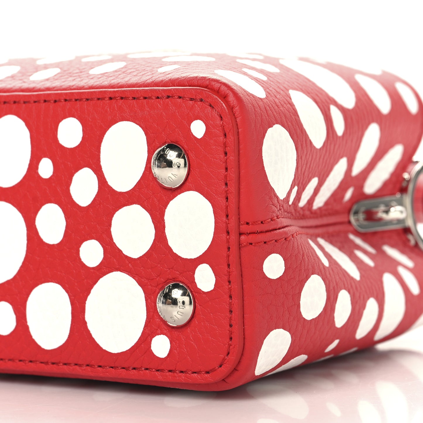 LV X YK Taurillon Capucines Mini Red White