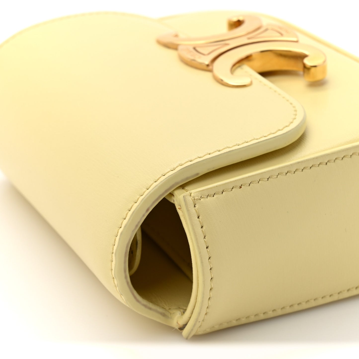 Shiny Calfskin Mini Triomphe Pollen