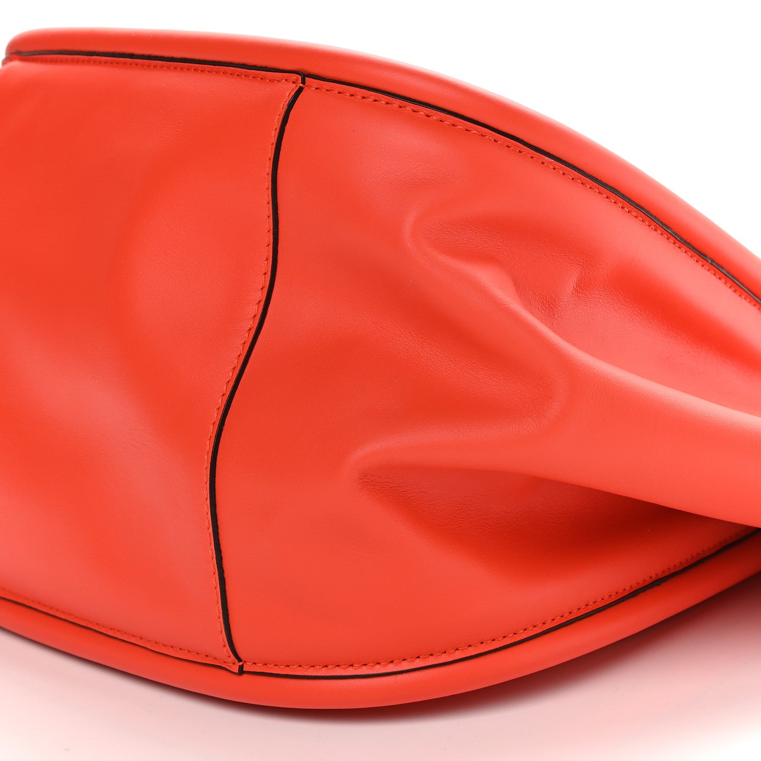 Proenza Schouler Calfskin Large Ruched Tote Red 9 of 9