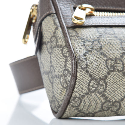 Gucci GG Supreme Monogram Web Small Ophidia Belt Bag 85 34 Dark Brown 8 of 12