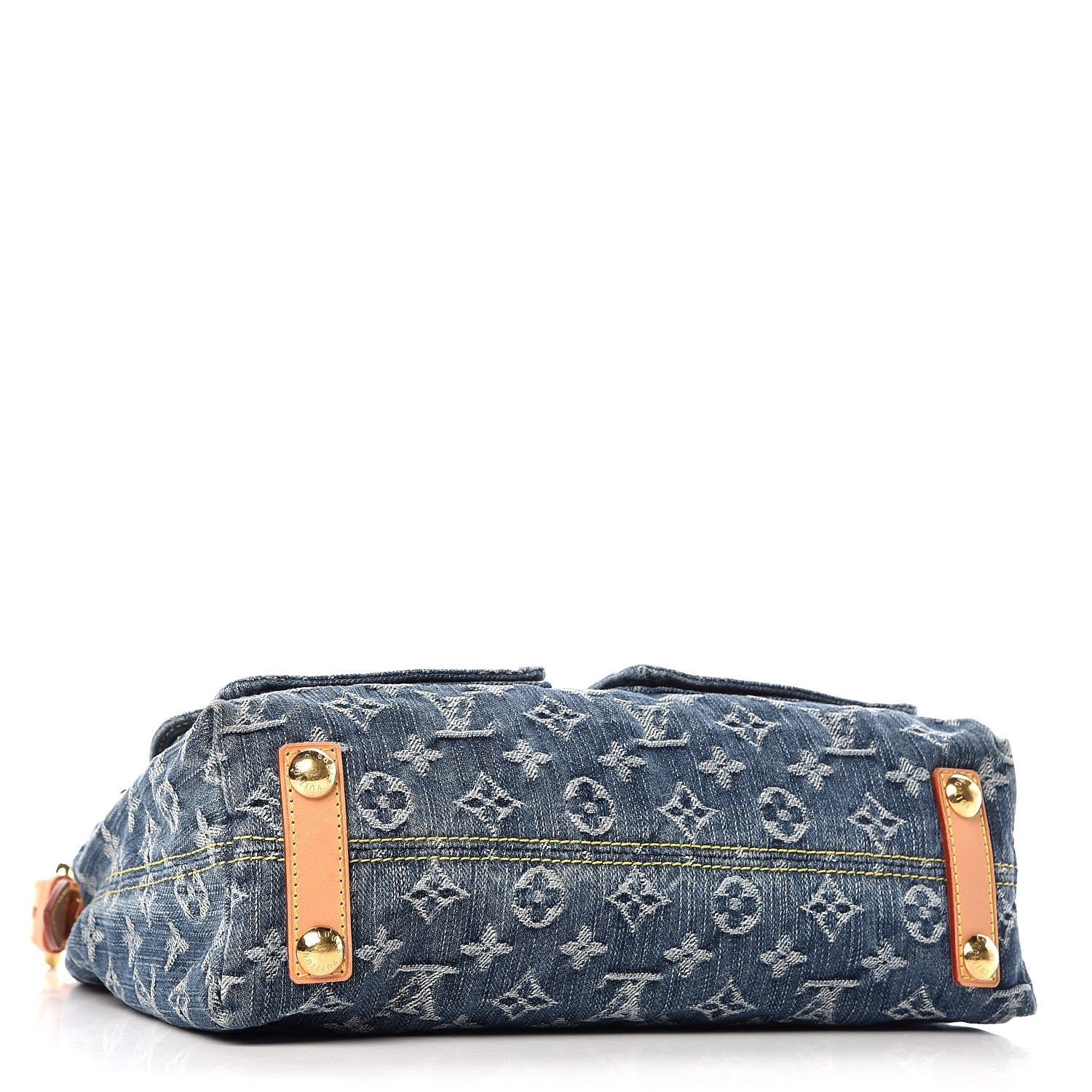 Louis Vuitton Monogram Denim Baggy PM Blue 4 of 13