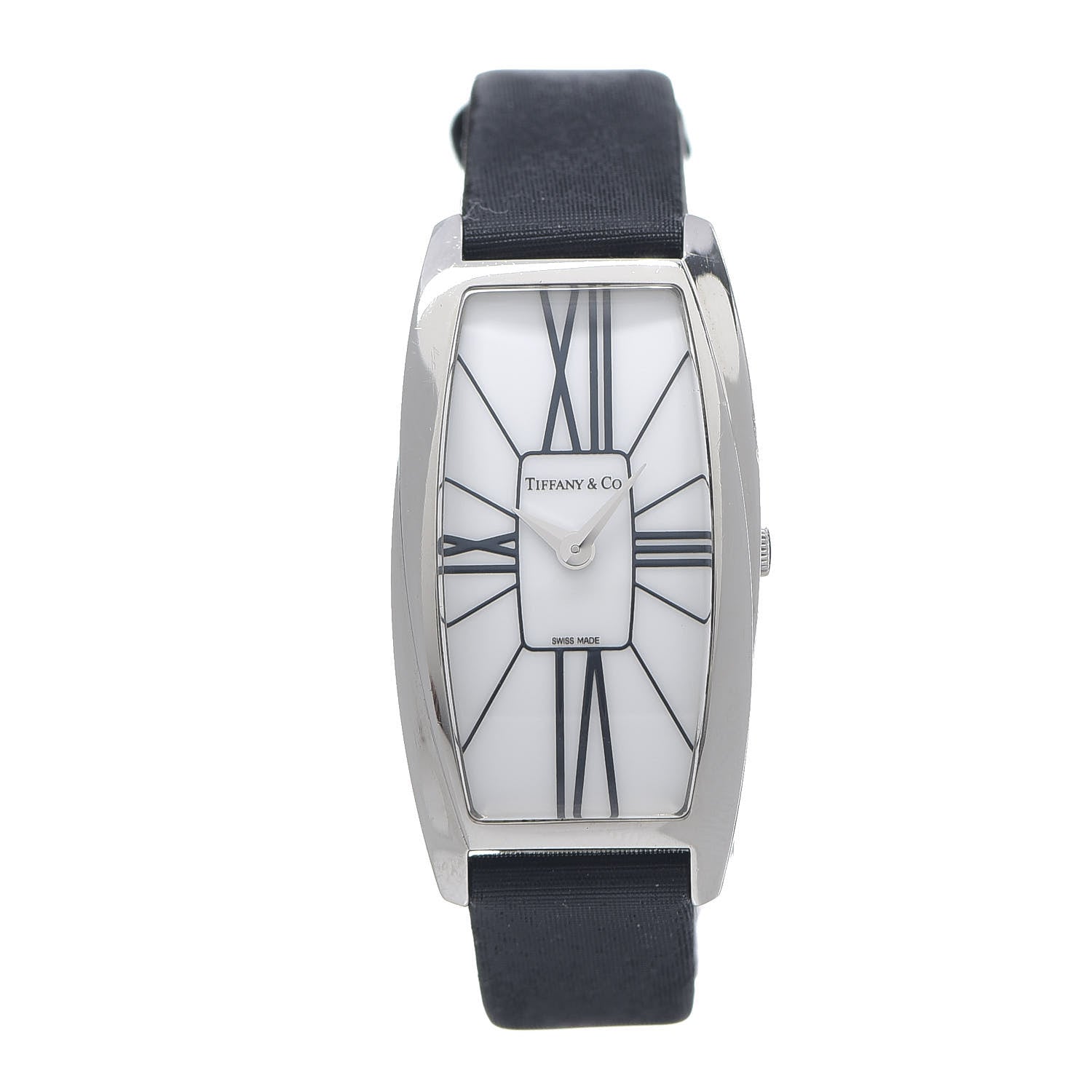 Tiffany Stainless Steel Calfskin 22mm Gemea Quartz Watch 1 of 6