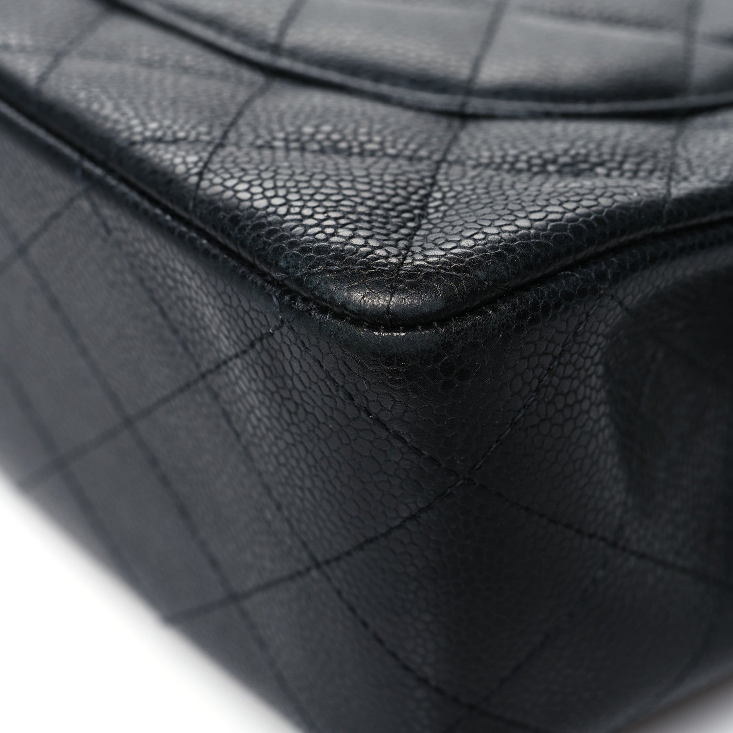 Chanel Caviar Quilted Jumbo Double Flap Black 13 of 16
