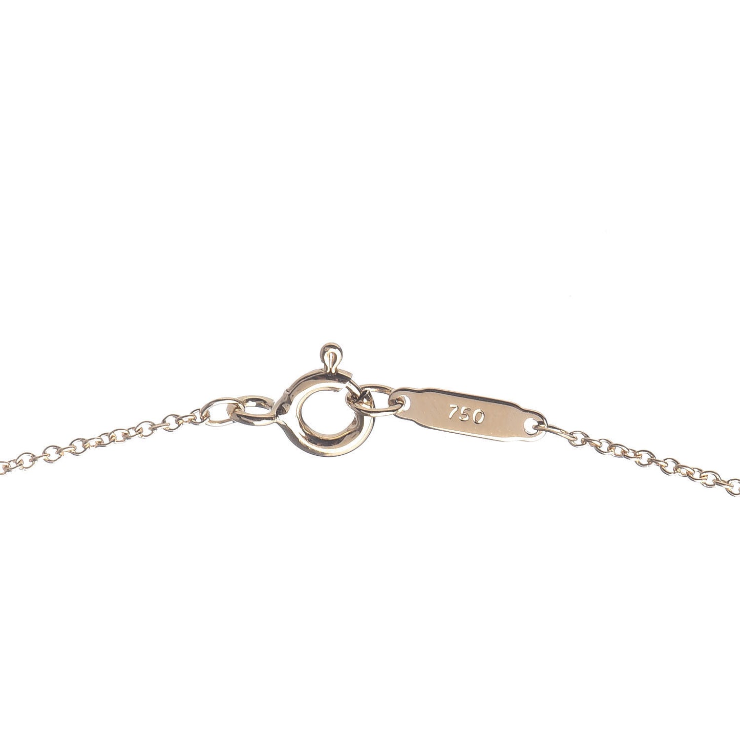 Platinum 18K Yellow Gold Diamond Schlumberger Lynn Pendant Necklace