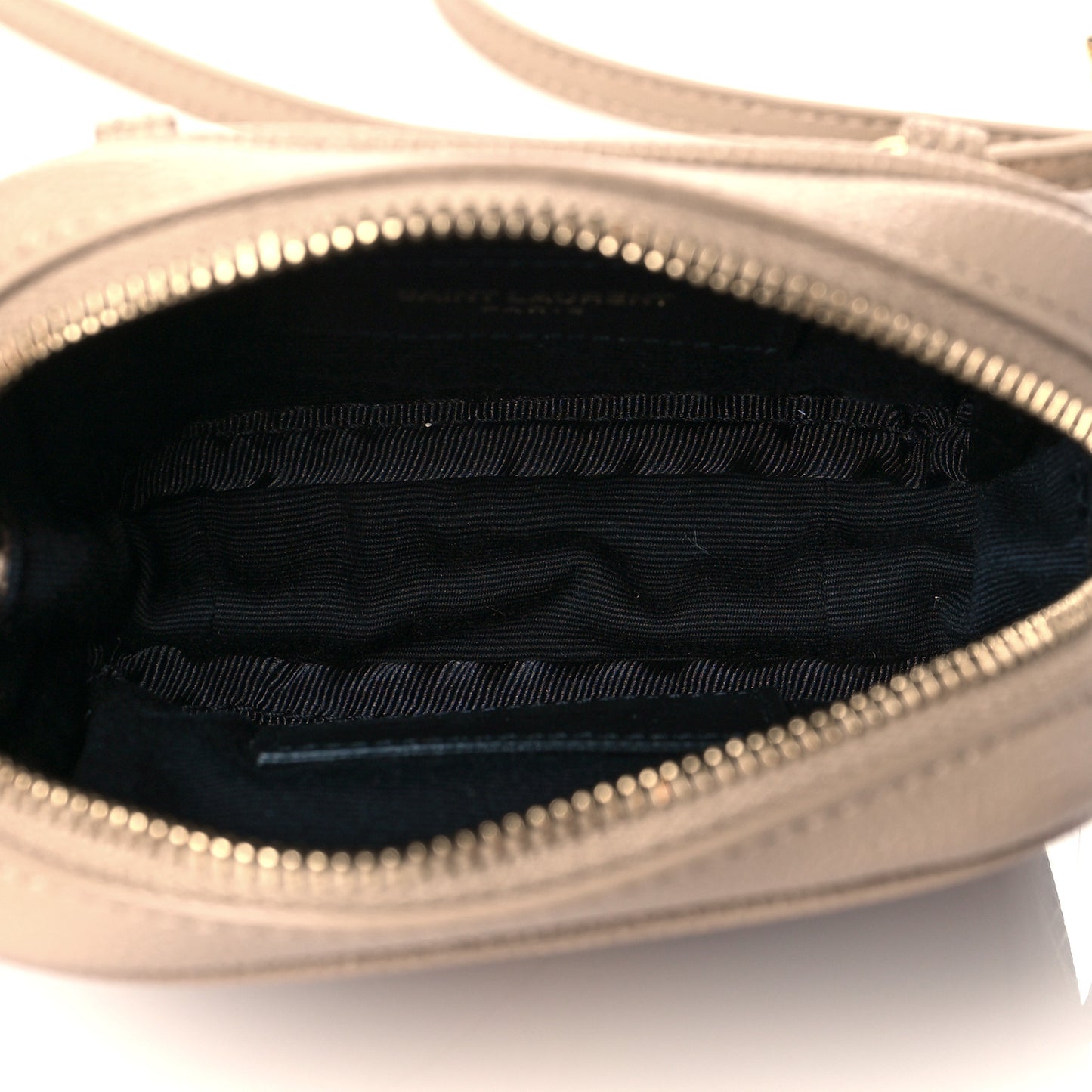 Grain De Poudre Matelasse Monogram Baby Lou Camera Bag Dark Beige