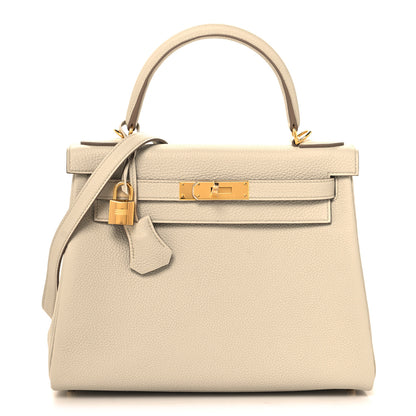 Hermes Togo Kelly Retourne 28 Beton 1 of 11