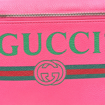 Gucci Grained Calfskin Logo Belt Bag Pink 9 of 11